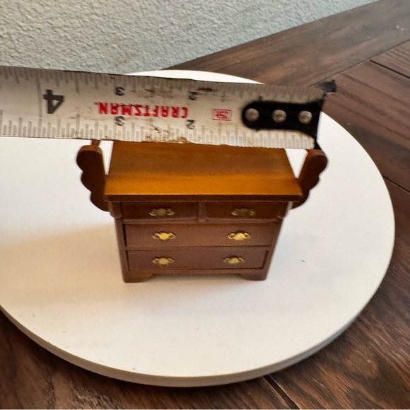 Vintage Wooden dollhouse furniture Miniature Dresser - Picture 6 of 6